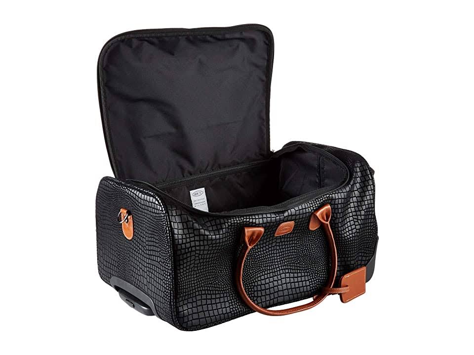 Bric&s My Safari 21x22 Carry-On Rolling Duffle Black
