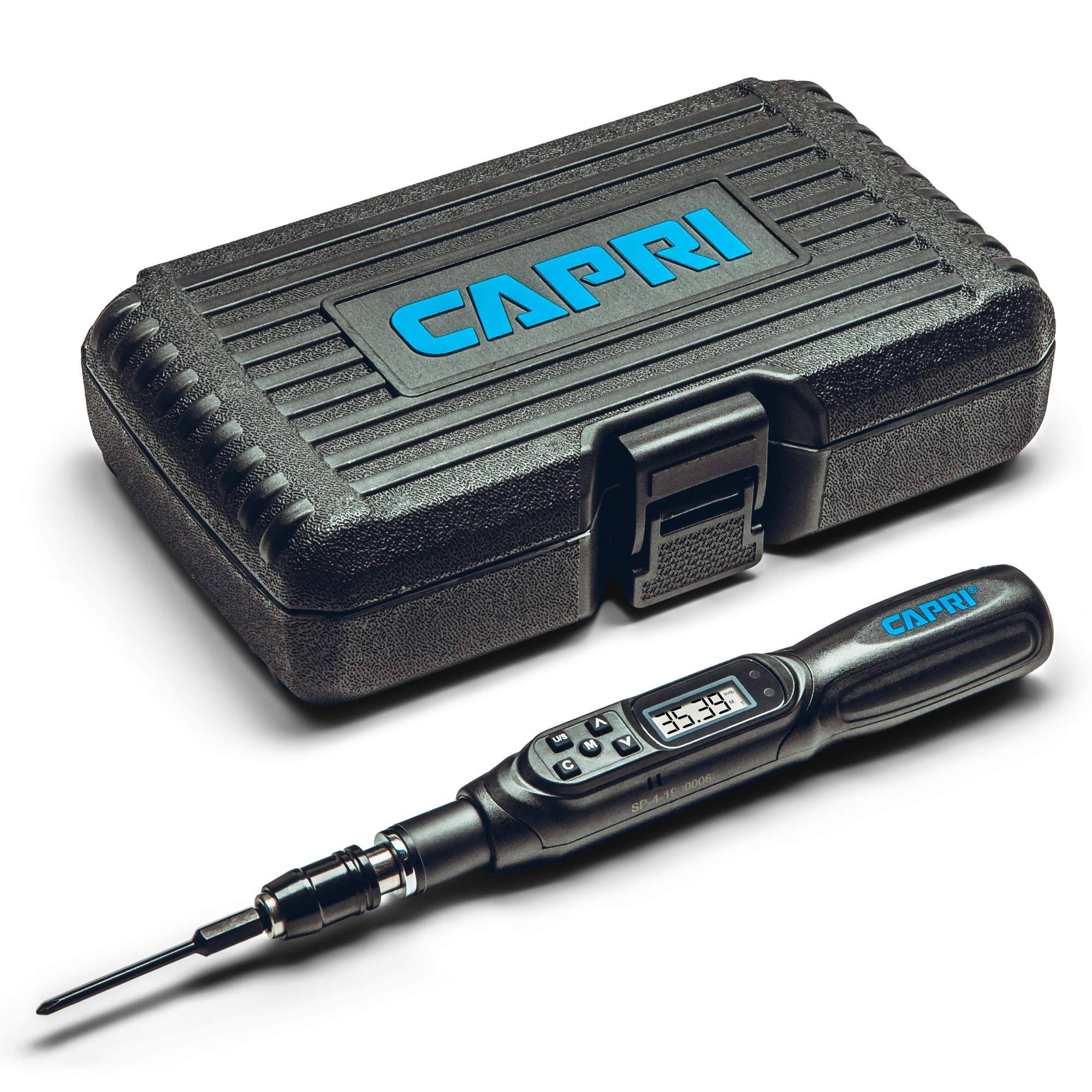 Capri Tools 26000 Digital Torque Screwdriver, Dual Direction, 1.77-35.