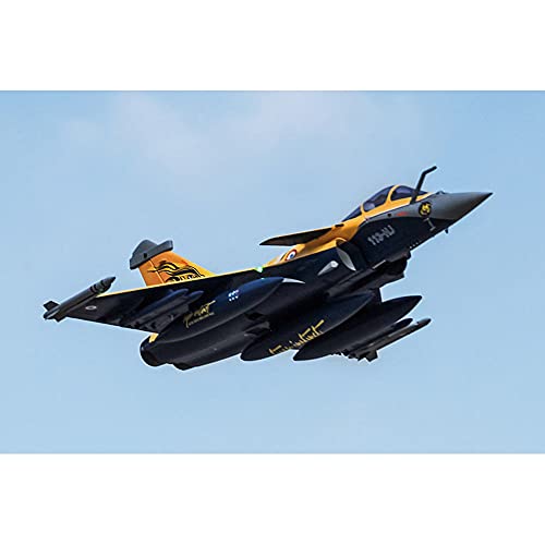 Fms Rc Plane 6 Channel Remote Control Airplane 64MM Rafale NATO Tiger Meet 11-Blade EDF Planes for Adults PNP (No Radio, Battery, Charger)… 64mm Rafale -Pnp