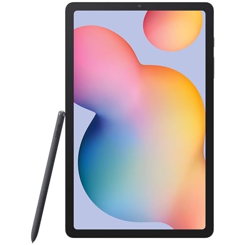 SAMSUNG Galaxy Tab S6 Lite 10.4" 64GB Android Tablet w/Long Lasting Battery, S Pen Included, Slim Metal Design, AKG Dual Speakers, US Version, Oxford Gray (Renewed)