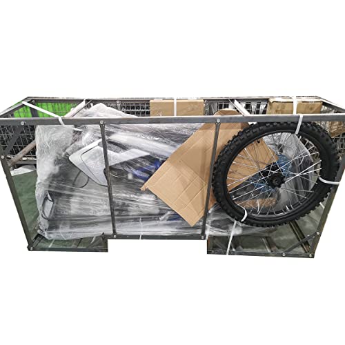 X-PRO 150 Dirt Bike Storm DLX 150 4-Speed Manual Transmission with All Lights, Electric/Kick Start, Big 19"/16" Tires!