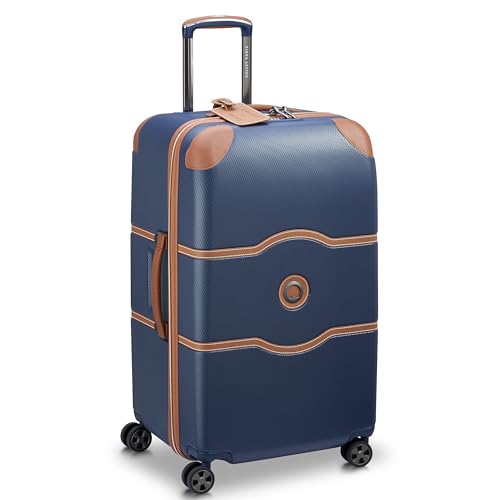 DELSEY PARIS Chatelet Air 2.0 Hardside Luggage with Spinner Wheels, Angora, Checked-Large 28 Inch
