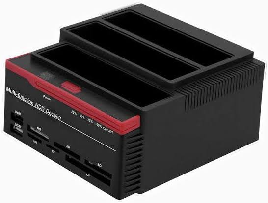 2.5x22 3.5x22 SATA IDE Hard Disk Drive HDD Docking Station Clone USB Hub Card Reader