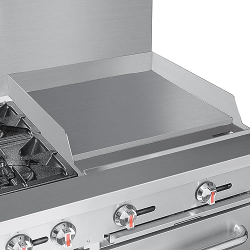 KoolMore 60 in. 6 Burner Commercial Range with 24 in. Griddle