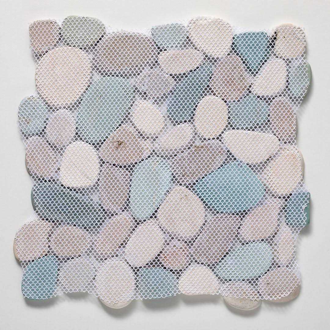 Tile Connection Sliced Pebble Tile 11-1/4 in. x 11-1/4 in. x 9.5mm Honed Pebble Mosaic Tile - Shop Hardware Tools Online Store