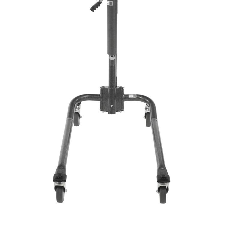 Hydraulic Patient Lift with Six Point Cradle, 5x22 Casters, Silver Vein