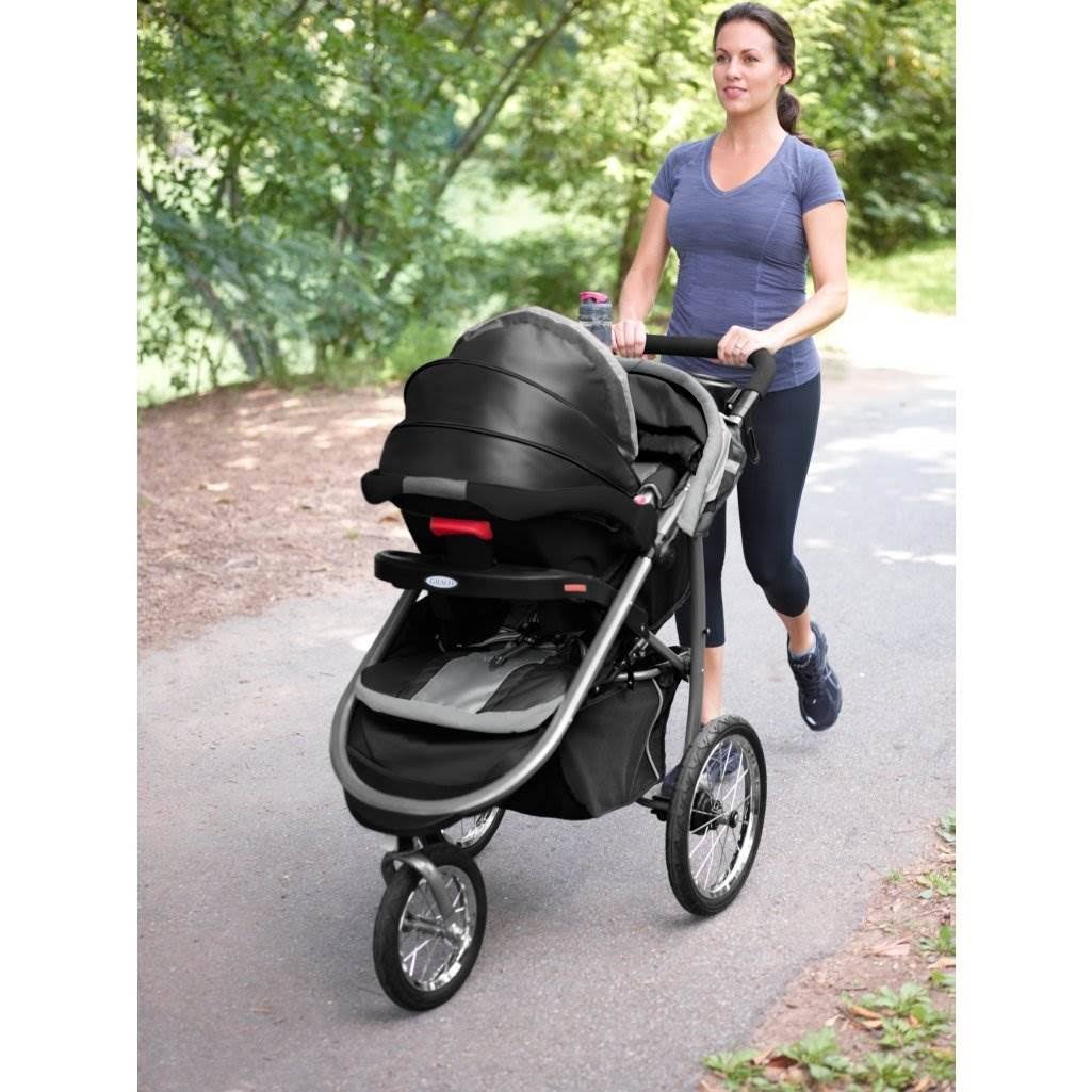Graco FastAction Fold Jogger Click Connect Stroller - Gotham