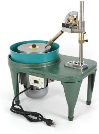 Gem Faceting Machine, 28000RPM 110V Jewelry Rock Bench Polishing Grinding Machine, 6 inch Polishing Disc's Diameter Jewel Angle Polisher