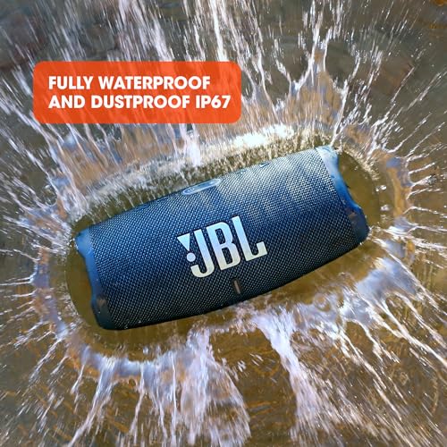 JBL CHARGE 5 - Portable Waterproof (IP67) Bluetooth Speaker with Powerbank USB Charge out, 20 hours playtime, JBL Partyboost (Teal)