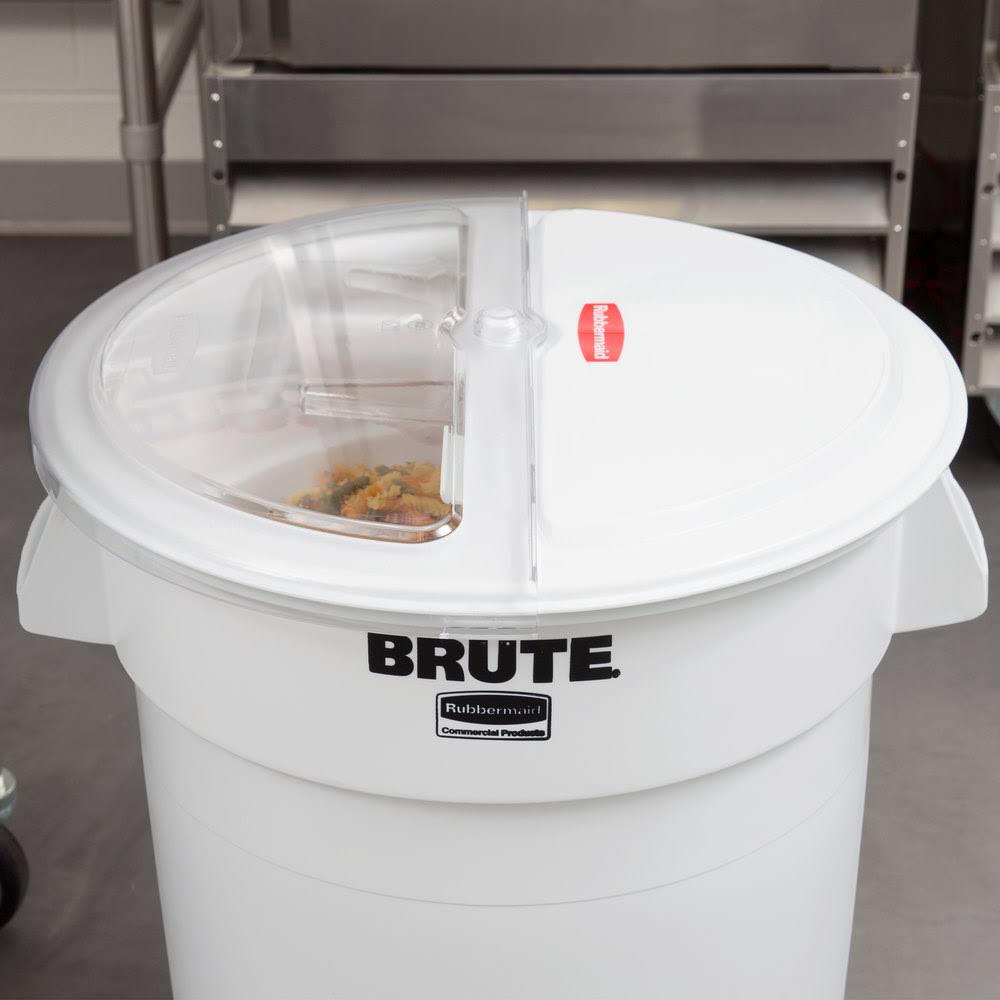 Rubbermaid ProSave White Sliding Lid with 4-Cup Scoop
