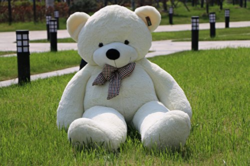 78" Giant Teddy Bear Huge 6.5 feet Stuffed Teddy Bear Soft Toy Valentine's Big Gift (Red)