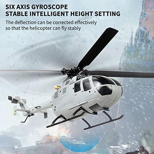 GoolRC C186 RC Helicopter RC Drone Single Propeller without Ailerons 6-axis Gyro Stabilization RC Airplane Altitude Hold Girls Adults Remote Control Helicopter Toys for Boys RC Plane 3 Batteries