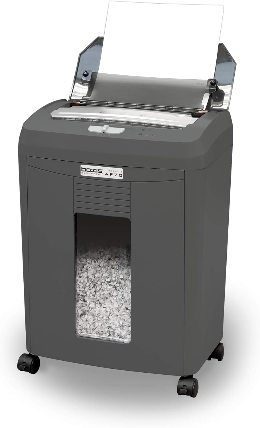 Boxis 70-Sheet Autofeed Microcut Paper Shredder