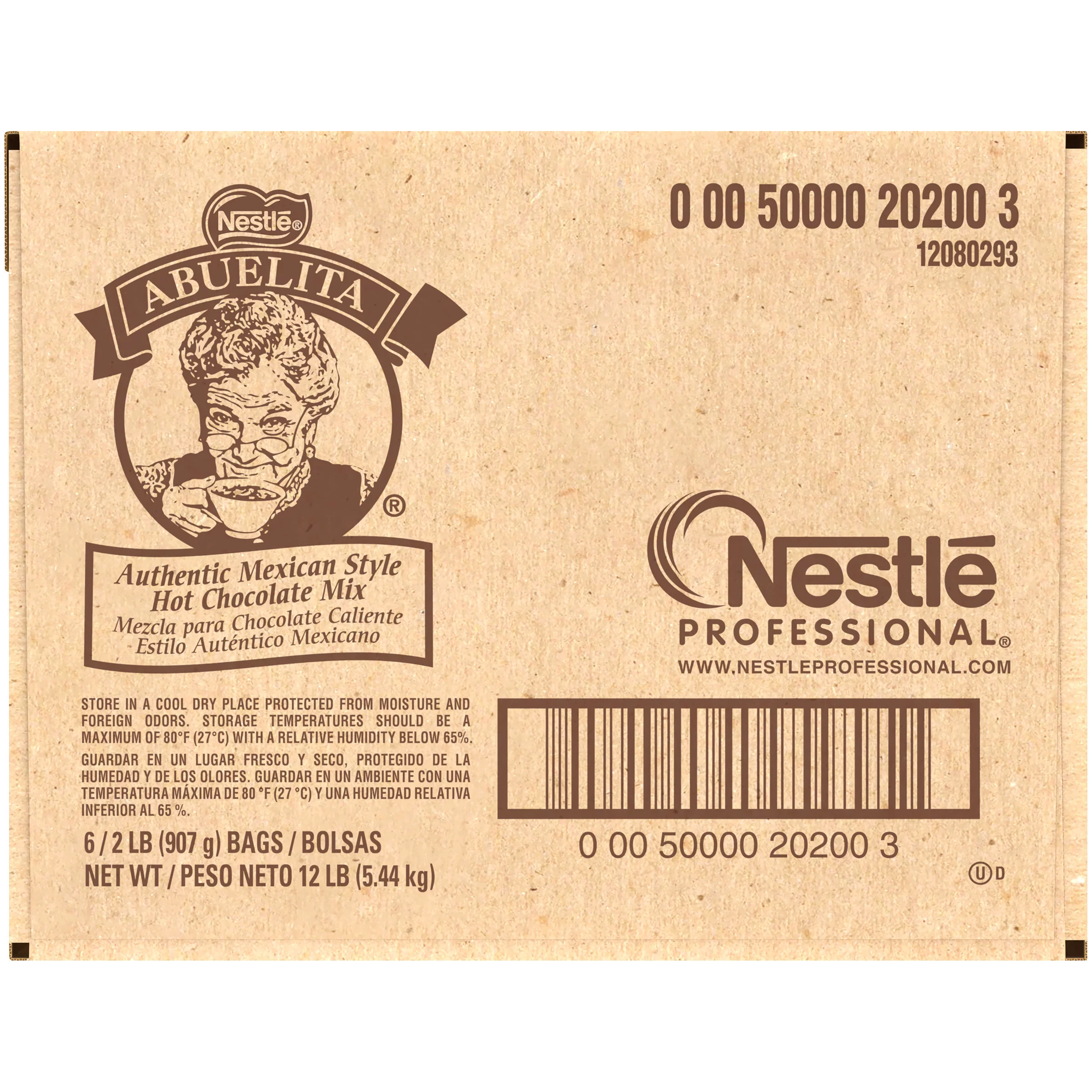 ABUELITA Authentic Mexican Style Hot Cocoa Mix 6-2 lb. Bags