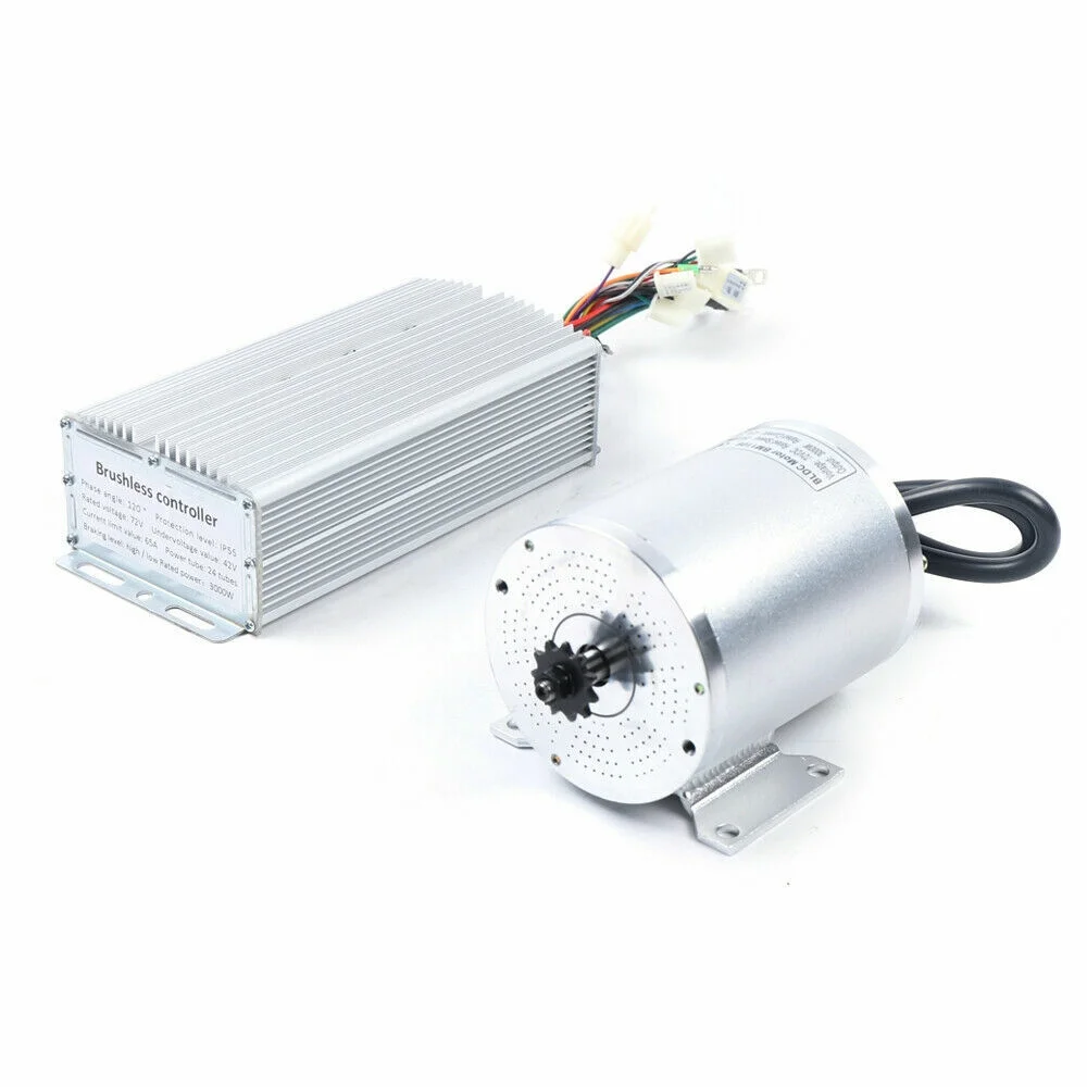 3000W 72V BLDC Motor Kits with Brushless Controller for Electric Scooter E Bike