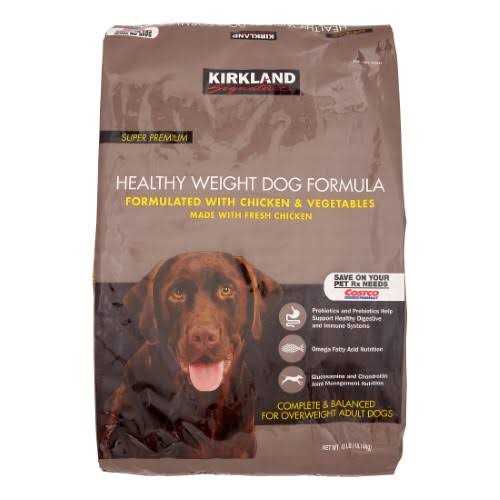 Kirkland Signature Dog Food Healthy Weight Chicken &amp; Vegetable - Pet Supplies online store
