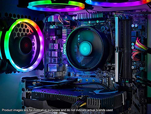 SkyTech Archangel 3.0 Gaming Computer PC Desktop - Ryzen 5 3600 6-Core 3.6GHz, GTX 1650 Super 4G, 500GB SSD, 16GB DDR4 3000, AC WiFi, Windows 10 Home 64-bit, White