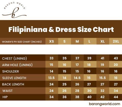 Maria Clara Top Spanish Filipiniana (Top Only) - Maria MR44