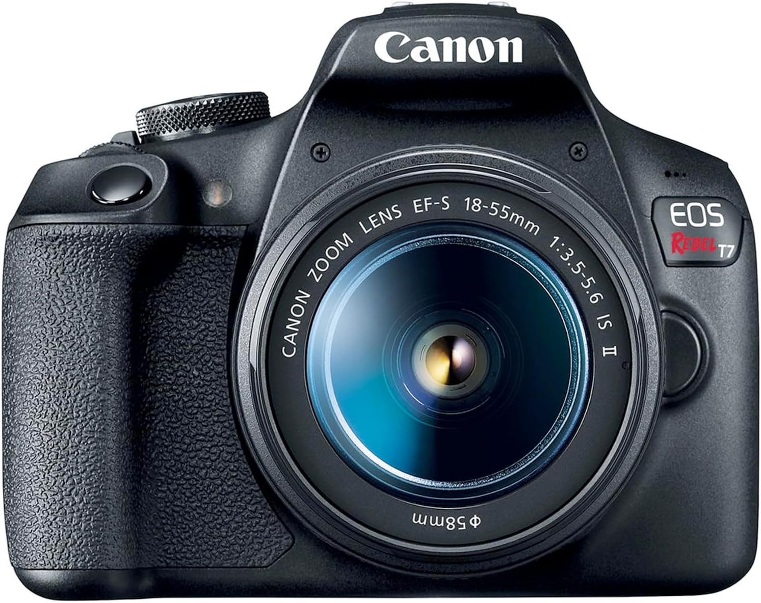 Canon EOS Rebel T7 DSLR Camera with EF-S 18-55mm f/3.5-5.6 is II Lens + Accessory Bundle (Renewed)