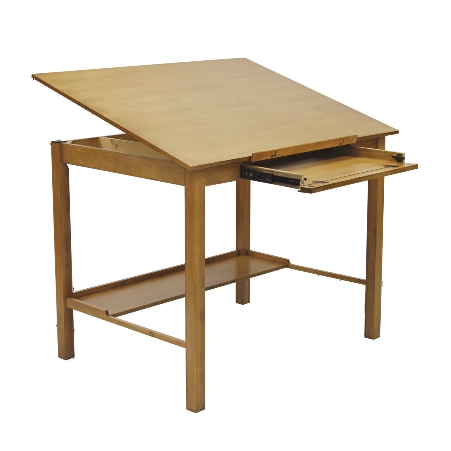 Offex Americana II 36 x 48 Drafting Table - Light Oak
