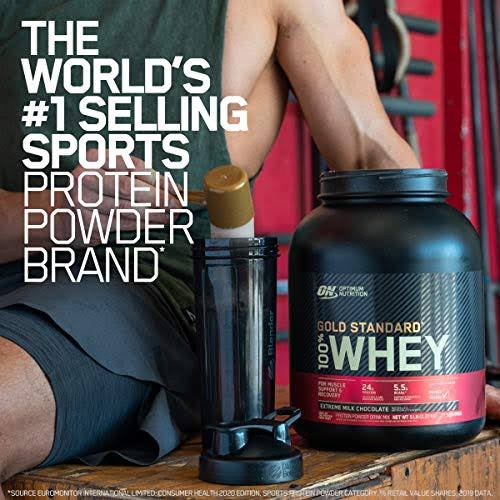 Optimum Nutrition Gold Standard 100% Whey Protein Powder, Rocky Road, 10 Pound