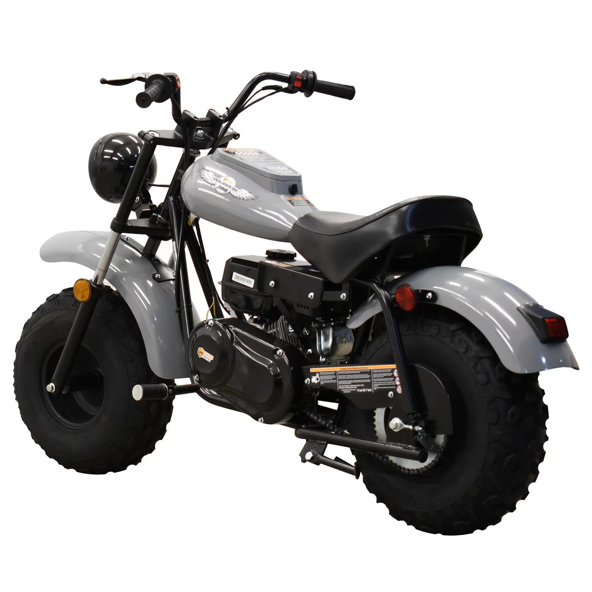 Massimo Motor Mini Bike MB200 6.5HP Gas Powered 200cc Motorcycle (Gray)