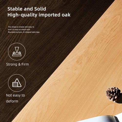 N/A Glass Coffee Table, Modern Triangle Design with Solid Wood Base and Clear Glass Top, Vintage Mid-Century Style, for Living Room, Patio, Study,I,114 * 82 * 40cm