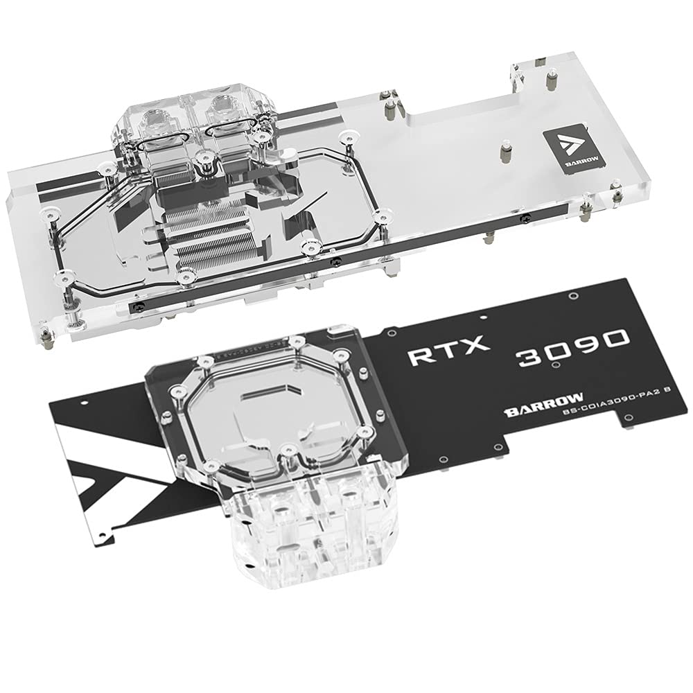 Barrow Copper GPU Water Cooling Block GPU Waterblock Graphics Card Water Cooling Block for Colorful RTX3090 RTX3080 RTX3070 (for Colorful iGame RTX3090 RTX3080 Advanced Ultra)