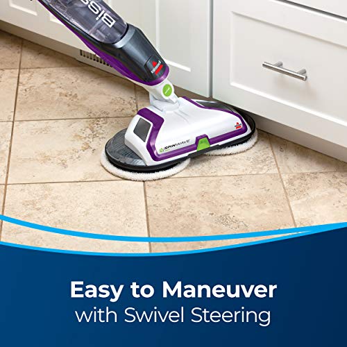Bissell® SpinWave Hard Floor Expert Corded Spin Mop Cleaner with Washable mop Pads for Sealed Hard Floors, 20393
