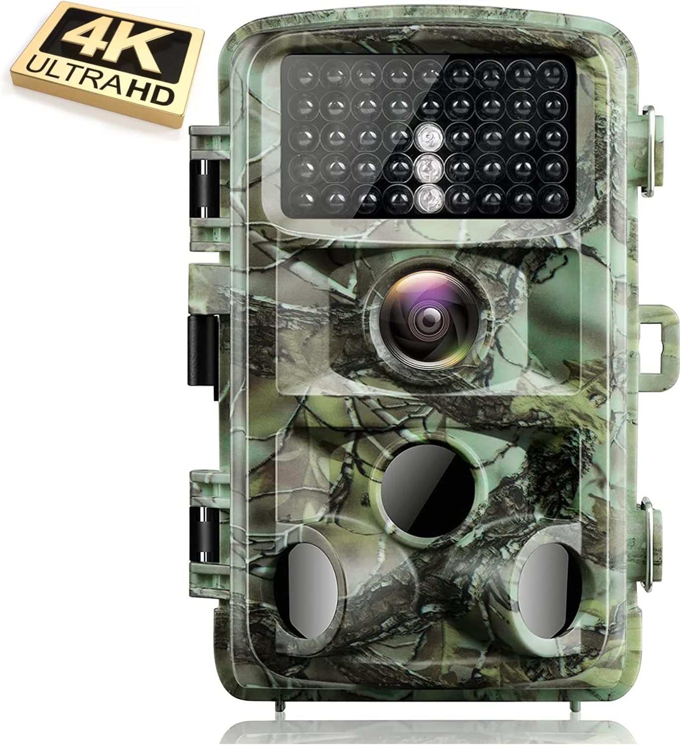 Trail Camera 20MP 1080P Waterproof Game Hunting Cam with 3 Infrared Sensors Motion Activated Night Vision for Wildlife Monitoring