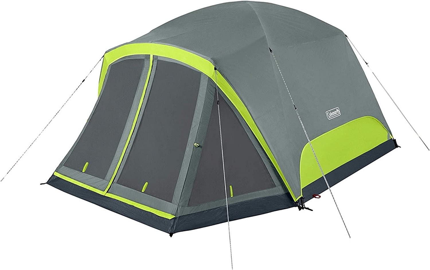 Camping Tent with Screen Room, 4/6/8 Person Tent with Screened-in Porch, Includes , Carry Bag, Storage Pockets, and Sets Up in 5 Minutes