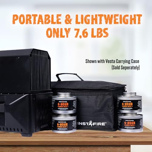VESTA Self-Powered Camping Indoor/Outdoor Heater & Stove (Compact, Off-Grid, Emergency)