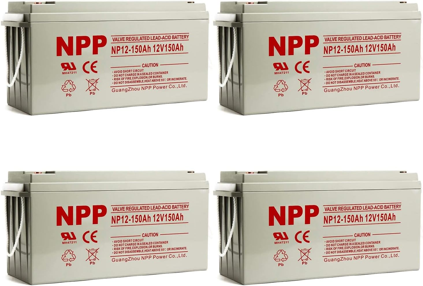 NP12V-100Ah 12 Volt 100Ah AGM SLA VRLA Rechargeable Battery, 1200+ Deep Cycle 100amp Battery, Safe Charger for Most Home Appliances, RV, Camping, Cabin, Marine, UPC, Trolling Motor and Off-Grid System
