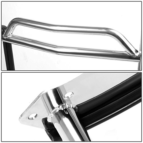 Compatible with Chevy Silverado 1500-3500 HD Front Bumper Protector Brush Grille Guard (Chrome)
