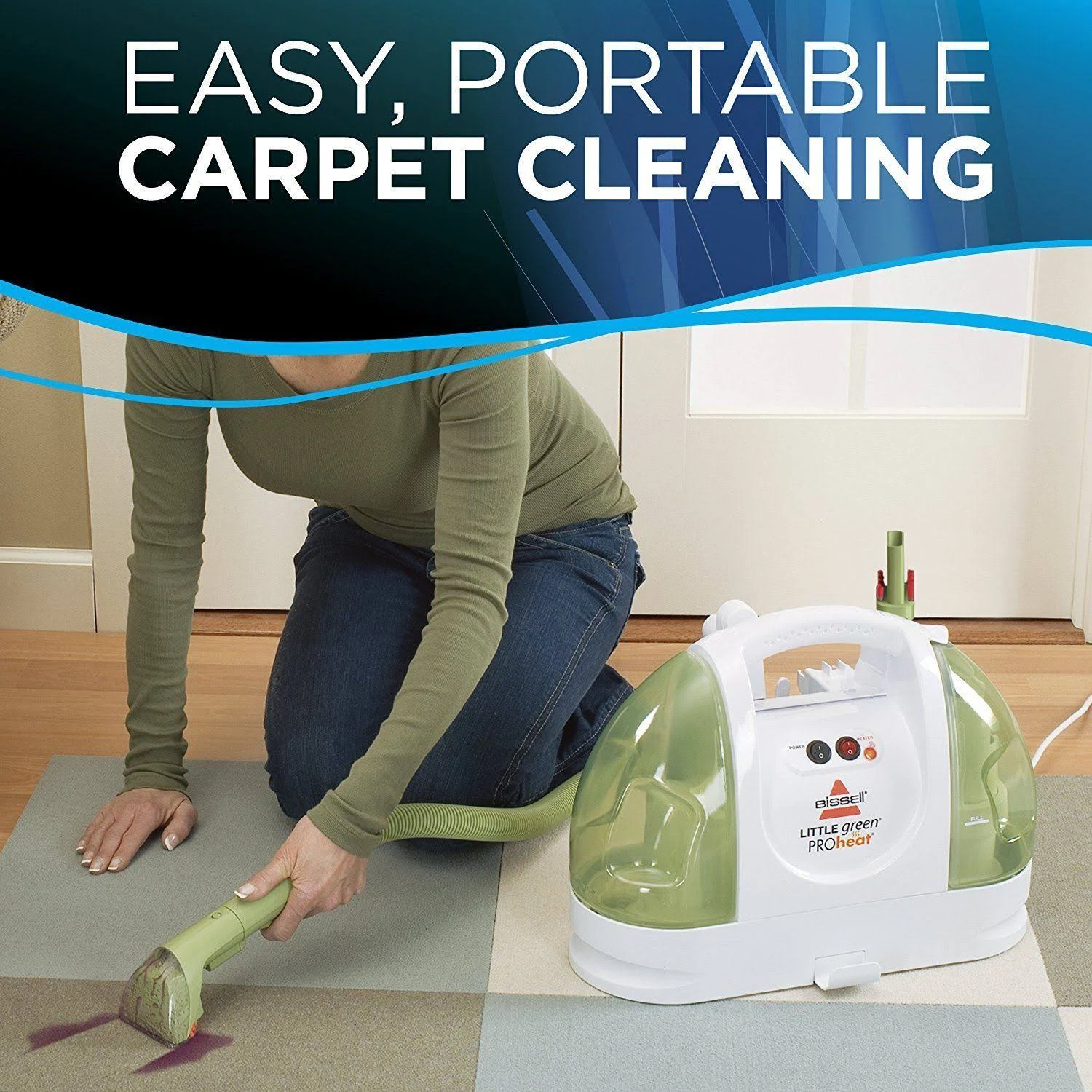 Bissell Little Green Proheat Compact Multi-Purpose Carpet Cleaner, 14259