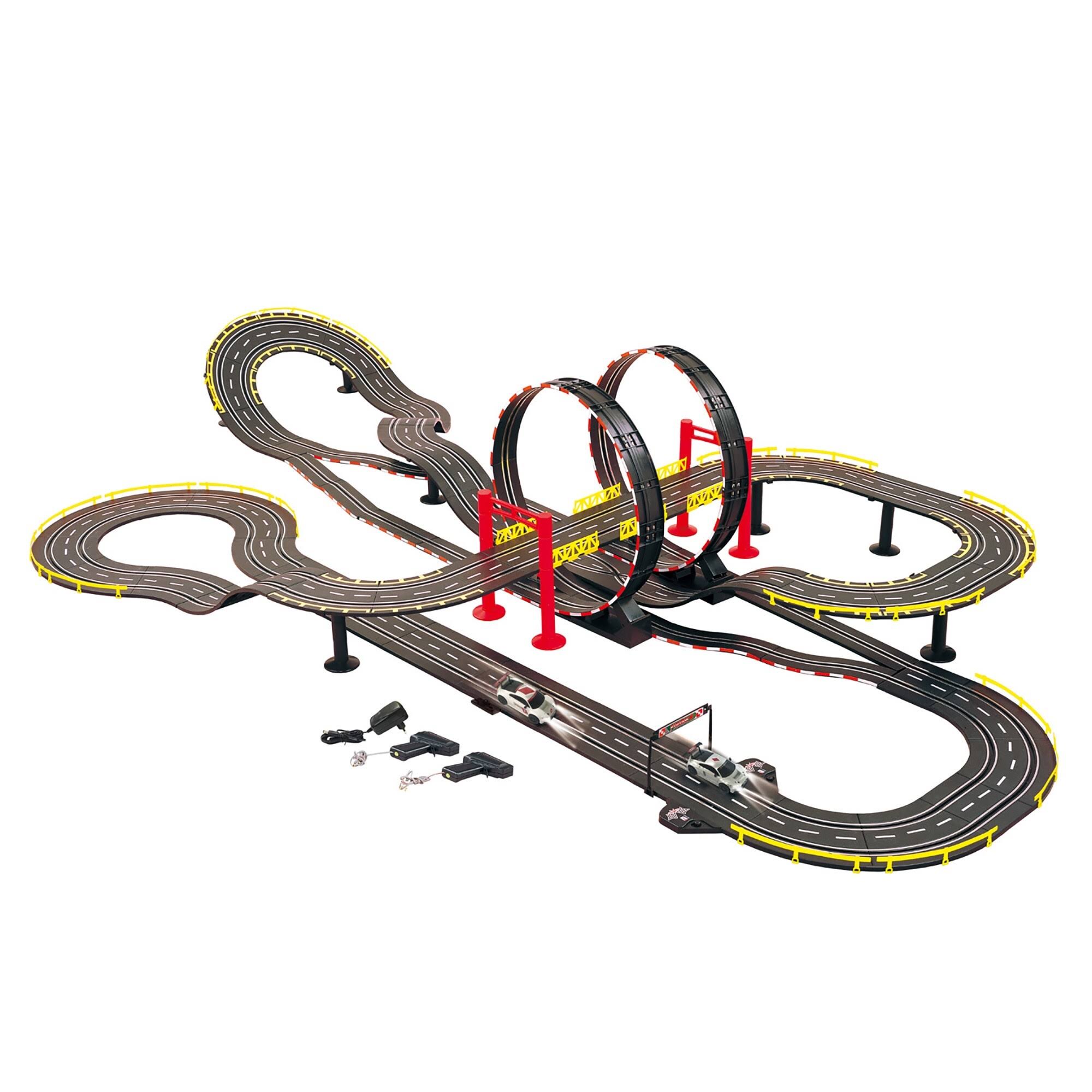 Big Loop Chaser Road Racing Slot Car Set - Electric Powered