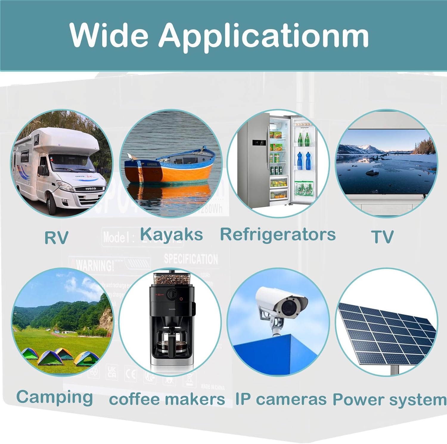 12V 100AH LiFePO4 Lithium Battery 15000 Cycles 100A BMS for RV, Solar, Trolling Motor, Travel Trailer, Energy Storage lithium batteries