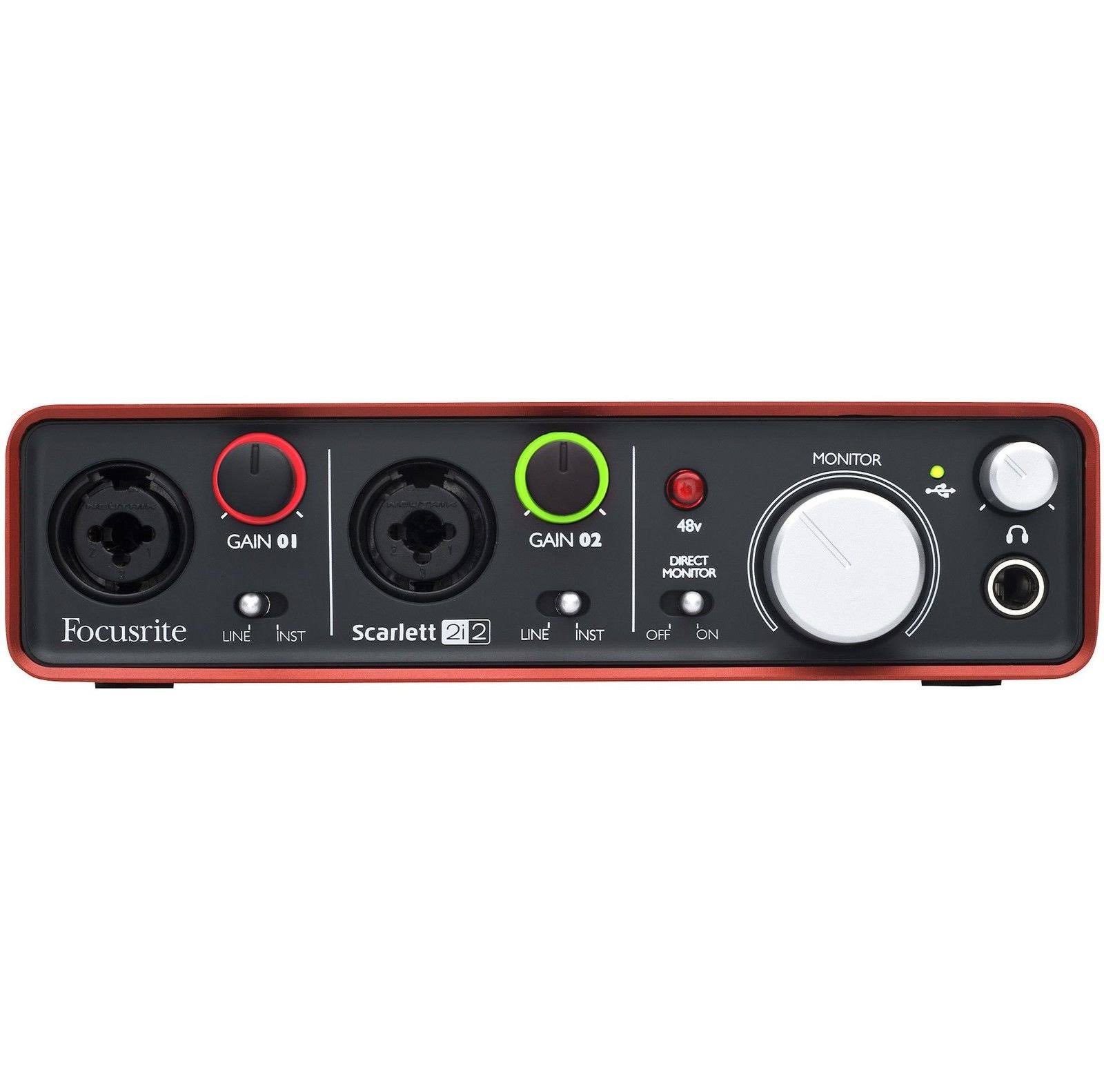 Focusrite Scarlett 2i2 USB Recording Audio Interface
