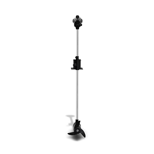 Newport Vessels Newport Pontoon-Series 55lb Thrust Saltwater Electric Pontoon Trolling Motor with Deck Mount Bracket & 55" Shaft