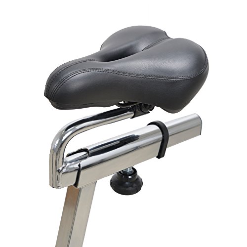EFITMENT Indoor Cycle Bike, Magnetic Cycling Trainer Exercise with Belt Drive, LCD Monitor and Pulse Monitor