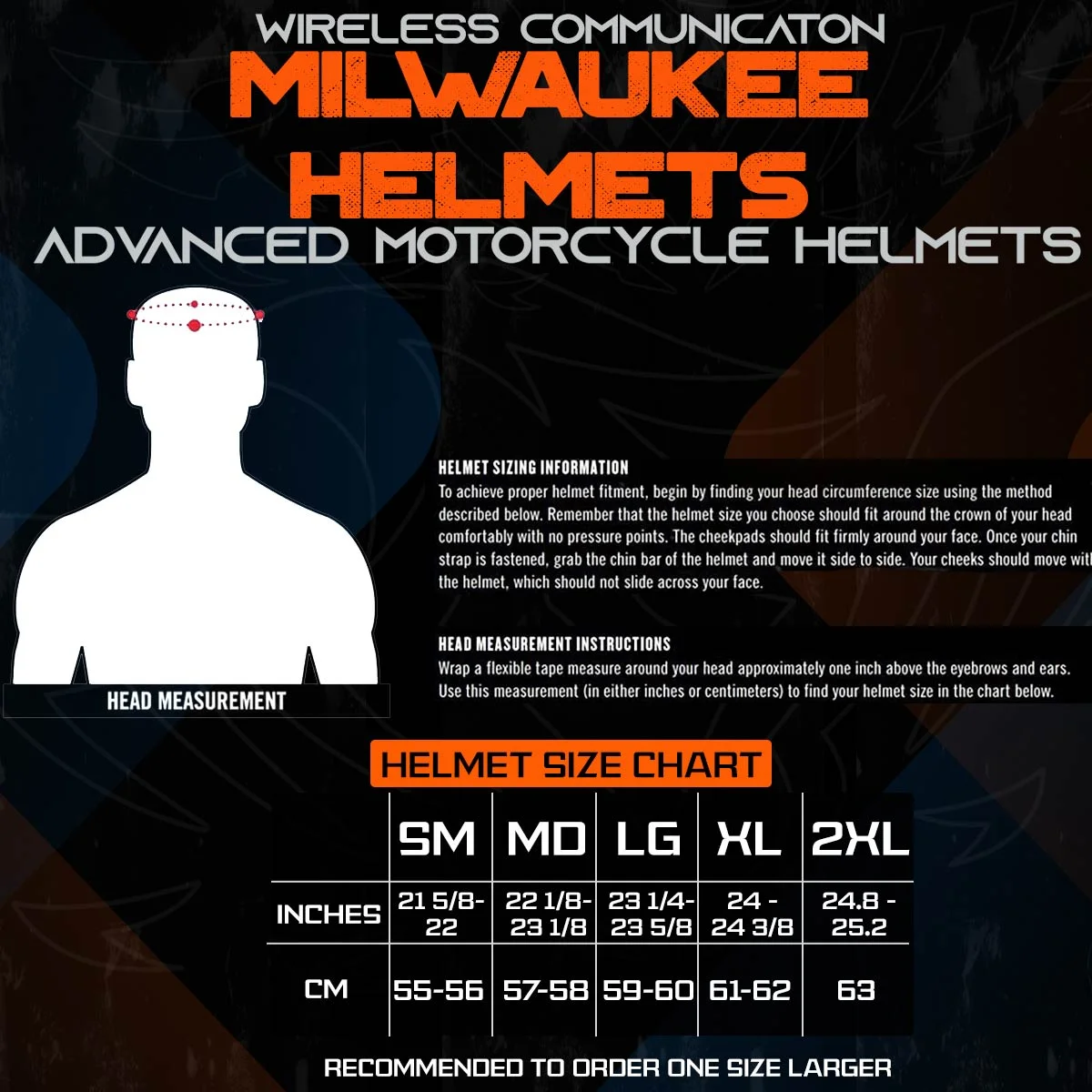 Milwaukee Helmets H510 Gloss Black 'Chit-Chat' Full Face Motorcycle Helmet w/ Intercom - Built-in Speaker and Microphone for Men / Women Medium