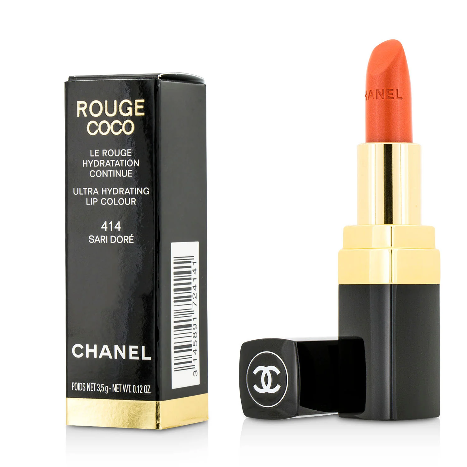 Chanel Rouge Coco Ultra Hydrating Lip Colour - # 424 Edith  3.5g/0.12oz