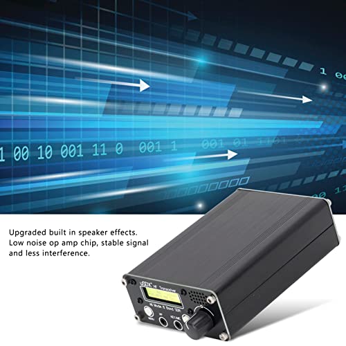 Radio Transceiver 8 Band Radio Transceiver LCD SDR Full Mode HF SSB QRP Transceiver with BNC Antenna Connector for Communication Distance HF Radio Transceiver QRP Transceiver(US standard 100-240v)