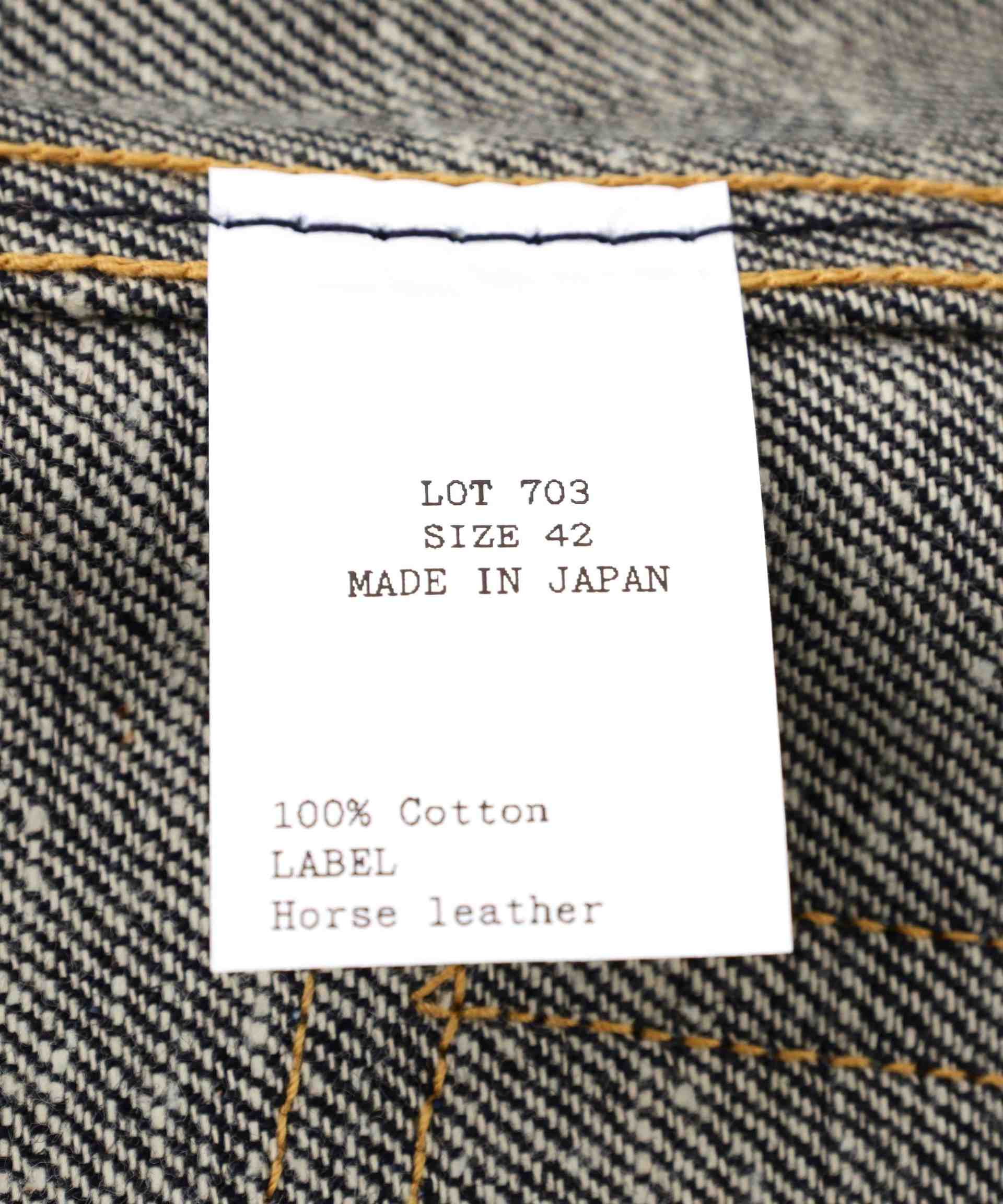 T.T / T.T / Lot .703 Denim Jacket C1929s / TAIGA TAKAHASHI / Taiga Takahashi