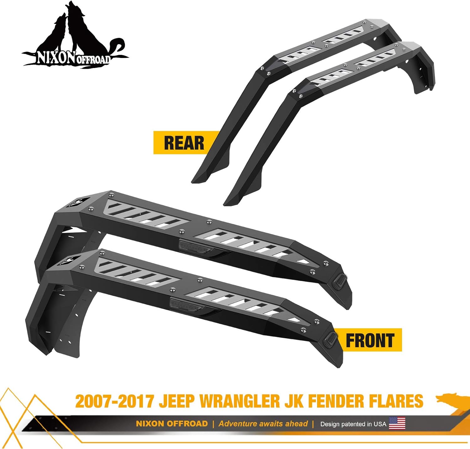 A-Pillar LED Lights Bar Mounting Brackets for 2018-2020 Jeep Wrangler JL/JLU with 2 LED Lights, Jeep Wrangler Light Bar Bracket Accessories