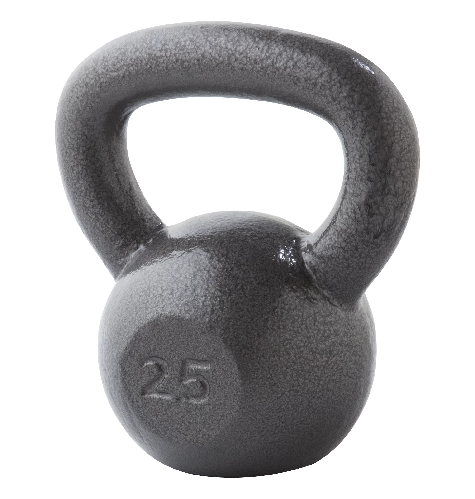 Weider, 30lb Cast Iron Hammertone Finish Kettlebell, Single