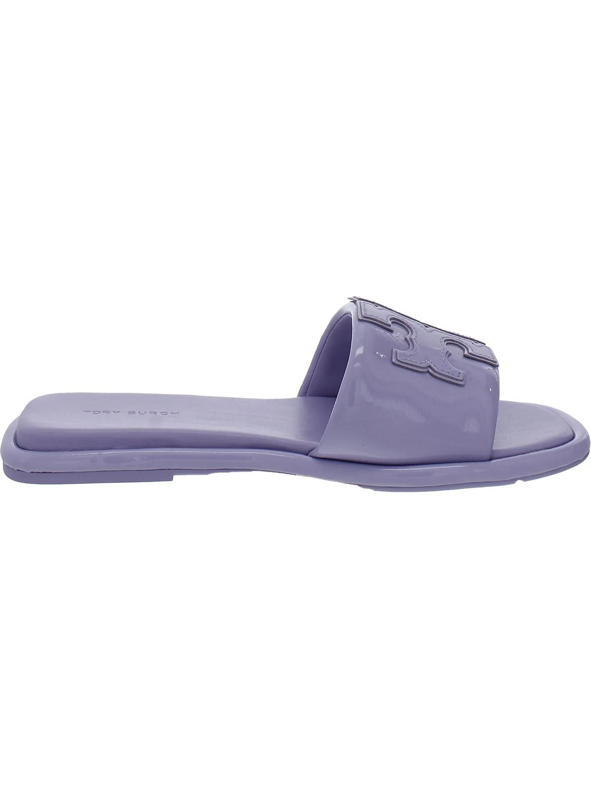 Tory Burch Womens Double T Sport Slide Leather Slides Flat Sandals