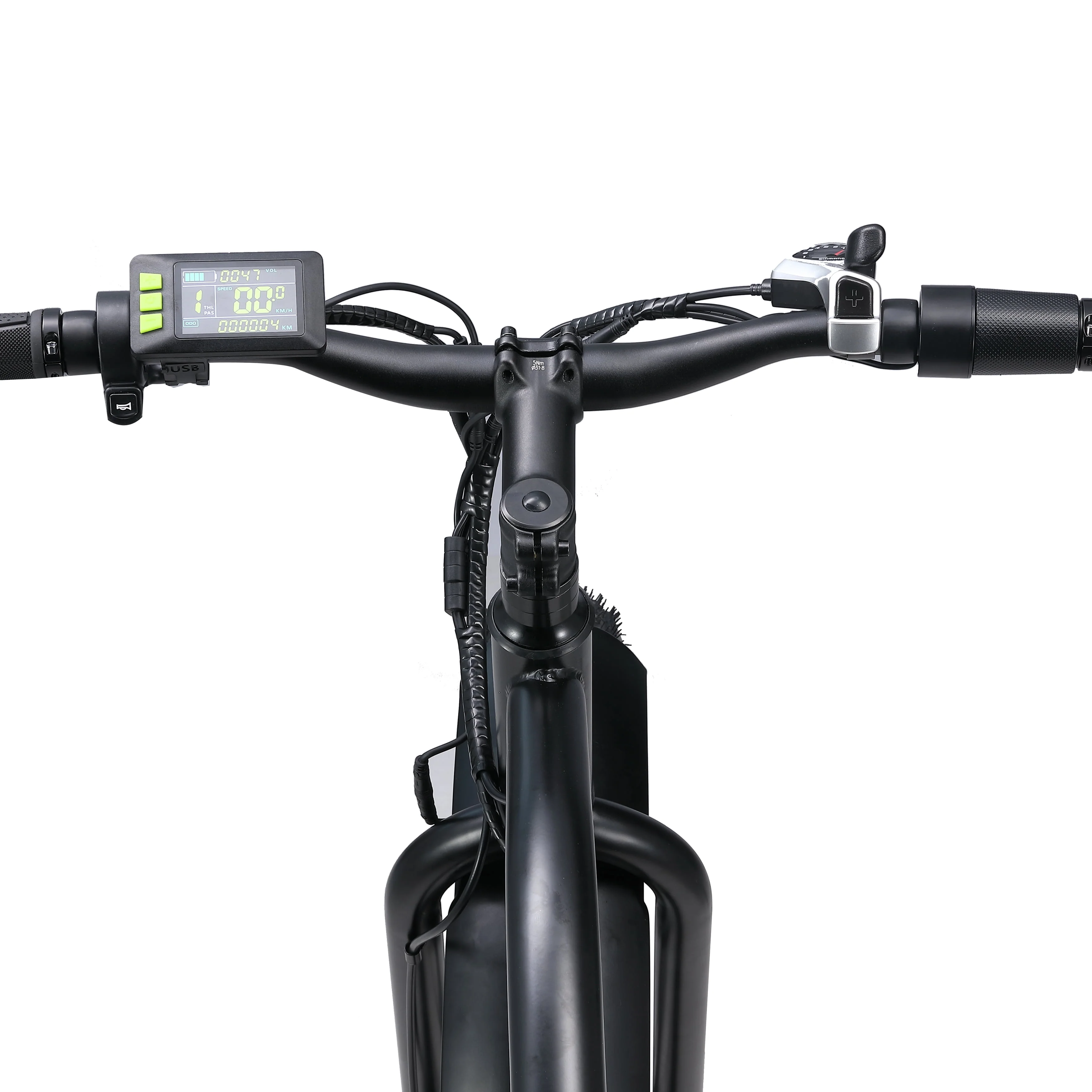 RKS Ebike with 750W Motor, Electric Bike for Adults, 48V 14.5Ah Battery, 26'' Fat Tires, LCD Display, Front and Rear LED Lights, 7-Speed Gears