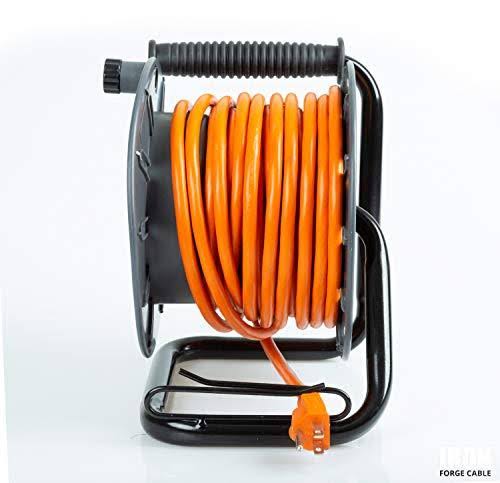 50 ft Extension Cord Reel with 4 Electrical Power Outlets