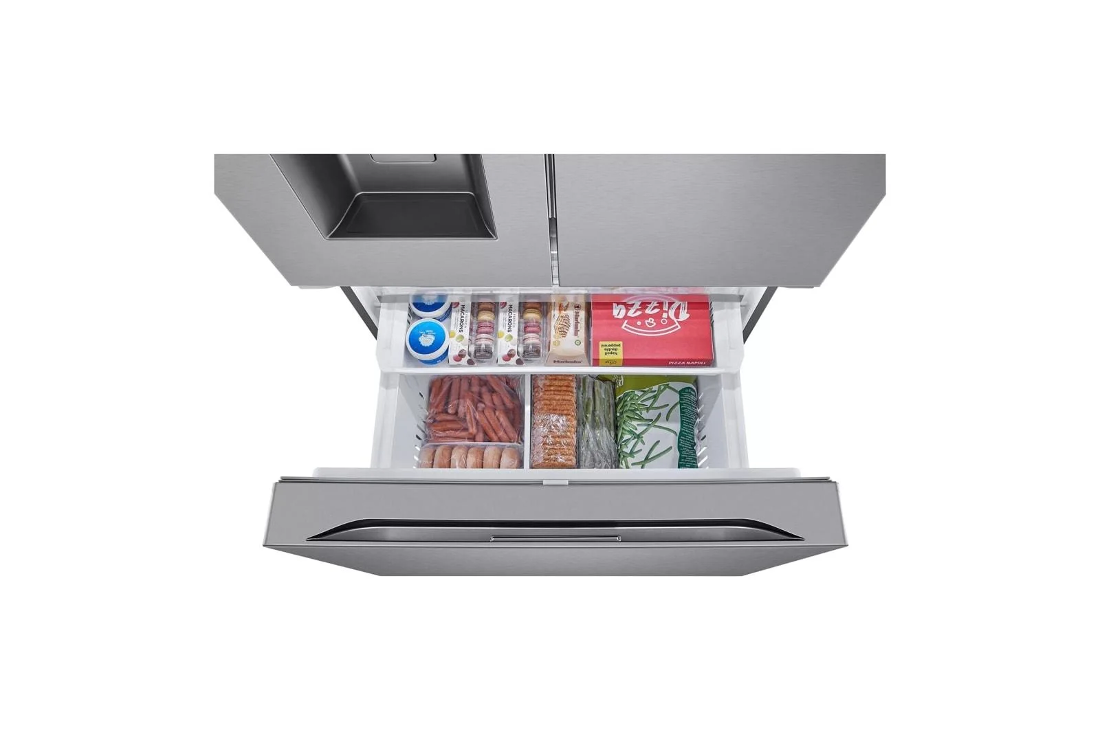 36 Inch Counter-Depth MAX™ Freestanding French Door Smart Refrigerator with 26 Cu.